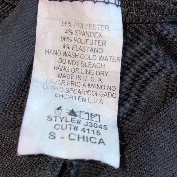 A'Gaci Cross Back Sleeveless Maxi Formal Dress Size Small Black and Gold - Picture 5 of 5